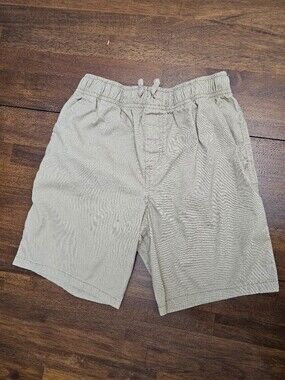 Wonder Nation Khaki Elastic Waist Shorts